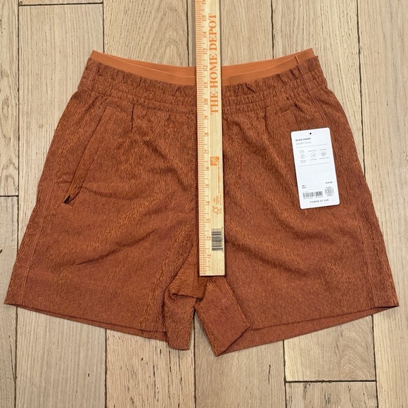 Athleta‎ Women's Echo Short 5" Quick Drying Breathable Brown Burnt Orange Size 4 - Picture 6 of 8